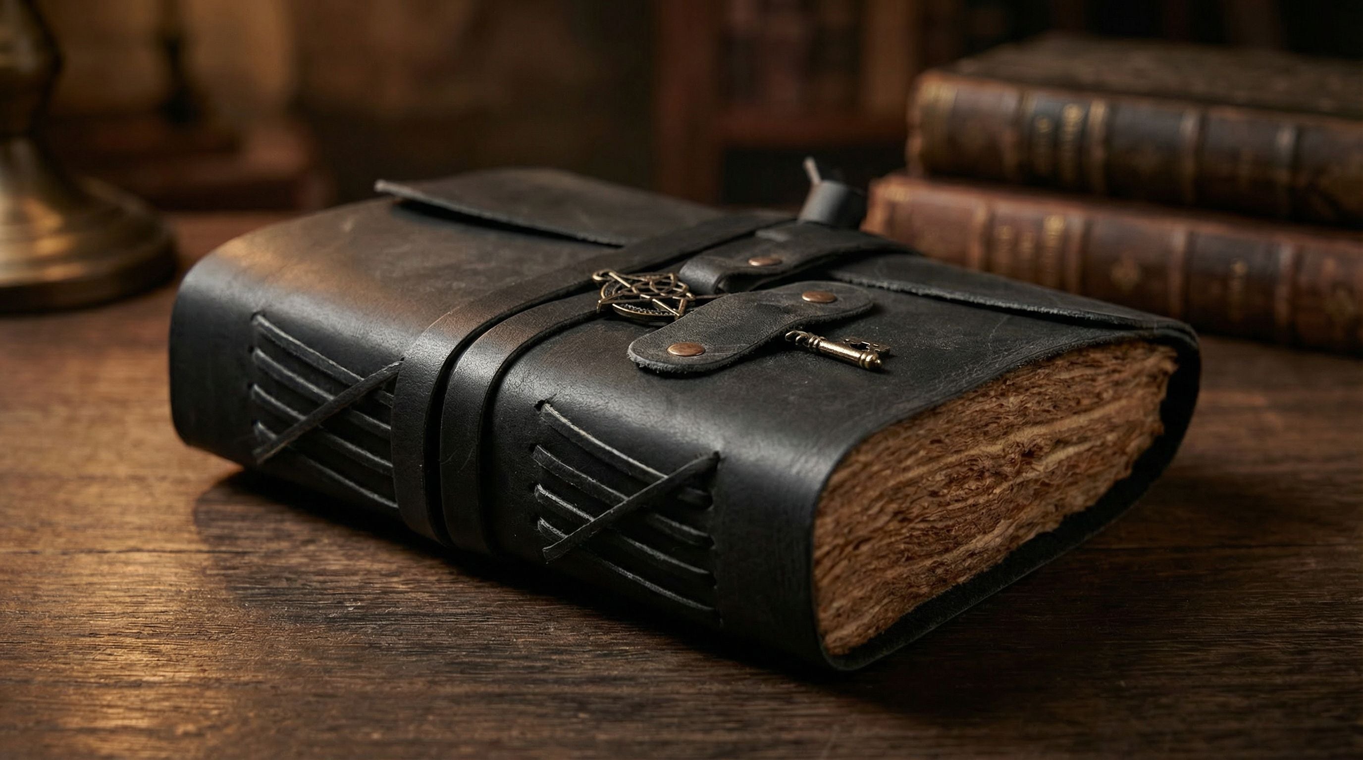 Shop Now - Leather Journal by Leather Village