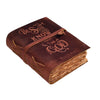 Prayer Journal Psalm 46:10 Embossed Journal Leather Bound Bible Study Journal - 200 Pages Handmade Cotton Deckle Edge Paper for Drawing, Writing & Sketching