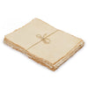 WATERCOLOR PAPER - 150 GSM THICK DECKLE EDGE PAPER - 50 SHEETS COTTON HANDMADE PAPER