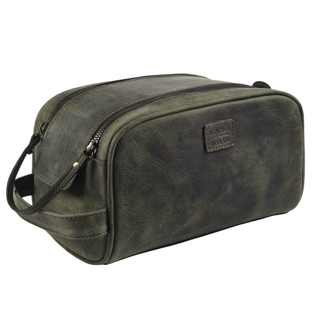 classic roomy toiletry bags for travel Olive Leather Bag Trolley Backpack Keep your essentials organized 4 Pcs Clear Travel color:OTAV