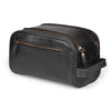 Leather Toiletry Bag for Men, Travel Essentials Shaving Dopp Kit, Mens Travel Bag Toiletries Organizer Case for Grooming, Water Resistant Cosmetic Bag Pouch