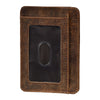 Leather Slim Wallet RFID Blocking Front Pocket Minimalist Credit Card Holder