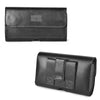 Leather Phone Holster Belt Clip Style for Men – Cell Phone Holsters Leather Belt Pouch – Horizontal Cell Phone Holder for Belt with Magnet Closure – Leather Cell Phone Holder for Belt