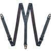 Leather Suspenders for Men & Women Adjustable Y-Back Braces with Snaps Vintage Classic Style for Any Occasion
