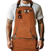 LEATHER VILLAGE Work Apron - Heavy Duty Woodworking Apron for Men with Tool Pockets for Woodworkers, Blacksmiths, Carpenters – Black Color (Size M to XXL)