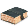Leather Bound Vintage Journal for Women & Men - Book of Shadows - Lock Closure - 200 Pages of Antique Deckle Edges Handmade Paper