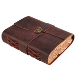 Top Lock Leather Journal - Fuchsia