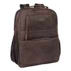 Vintage Leather Laptop Backpack Sandal Travel Bag
