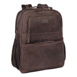 Vintage Leather Laptop Backpack Sandal Travel Bag