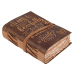 Leather Bound Handmade Christian Bible Journal - Crust