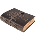 Grey Tree of Life Journal Leather Village