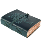 Turquoise Tree of Life Journal Leather Village
