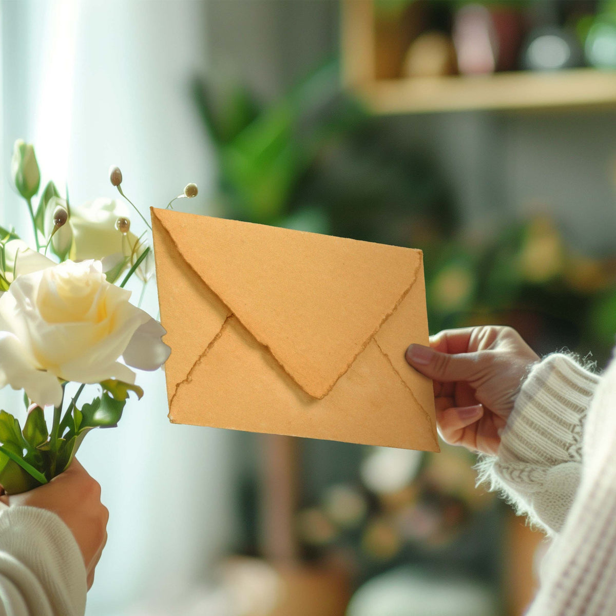 Leather Village 25 Packs Envelopes | 200 GSM | Vintage/Antique Envelope for Invitations, Printable, for Weddings, Invitations, Photos, Postcards, Greeting Cards, Mailing, Craft