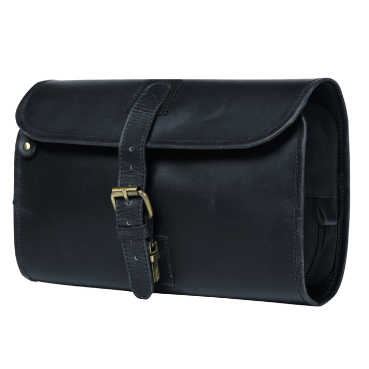 Hanging Toiletry Bag for Travel - Black