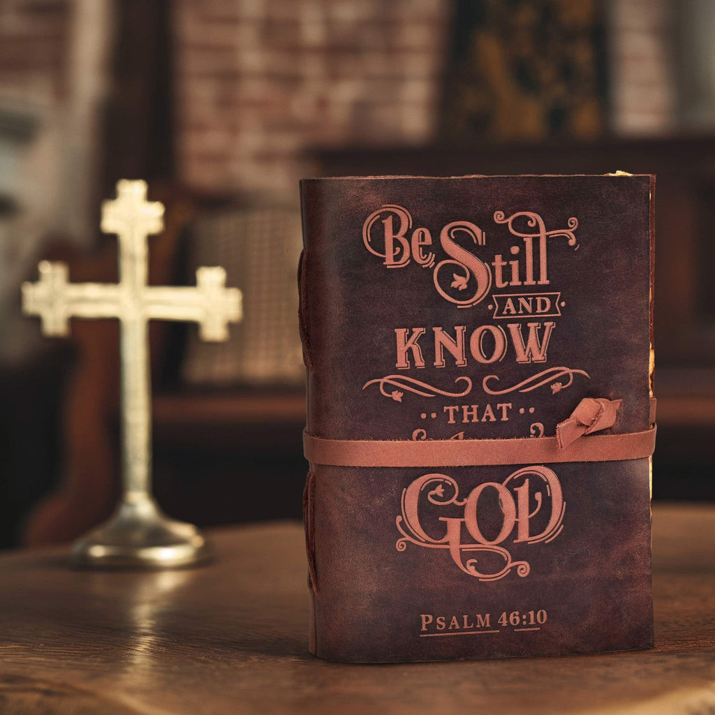 Leather Village durable leather bible notebook diary