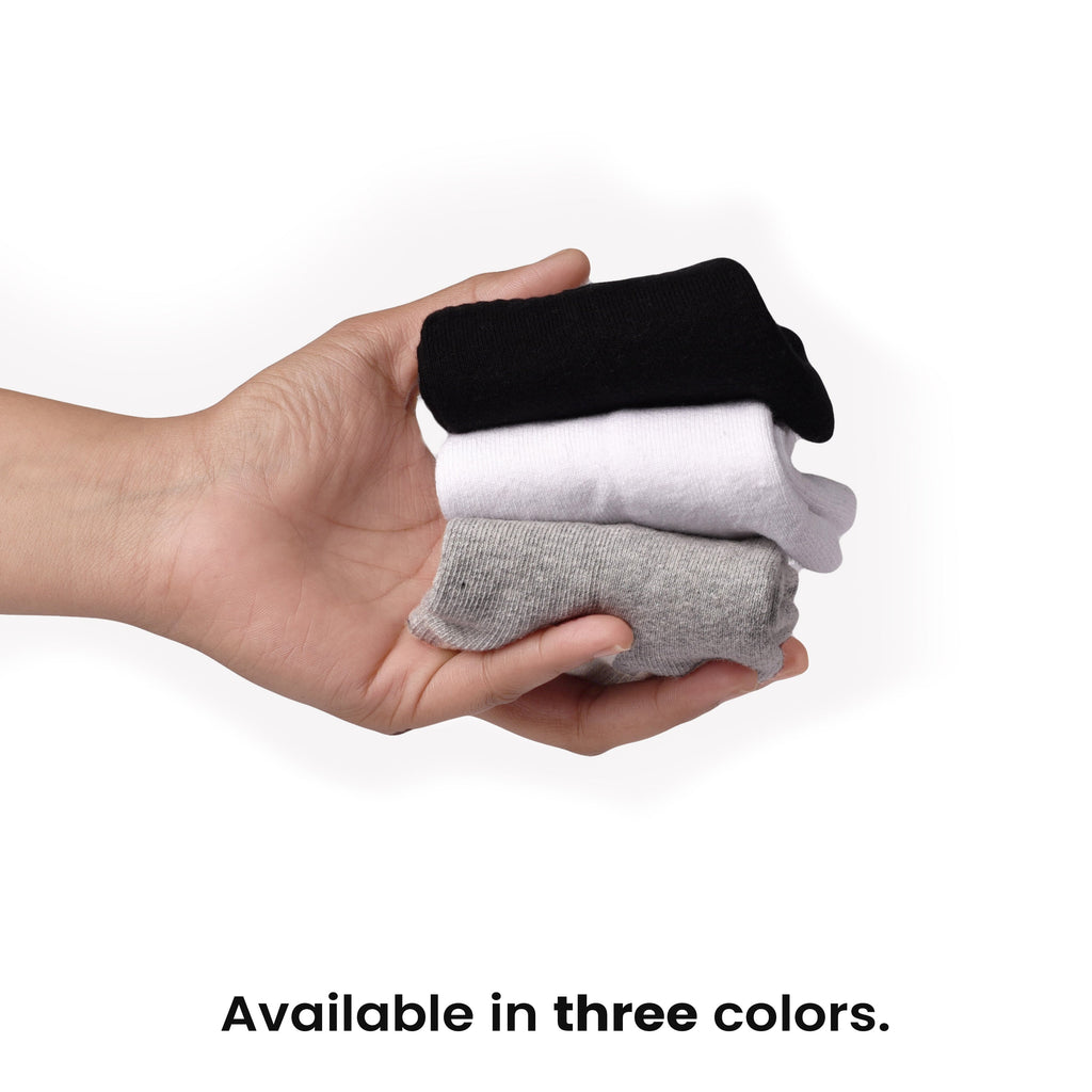 No Show Socks for Men & Women - Black Leather Village