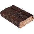 Gothic Journal- Brown Leather Village