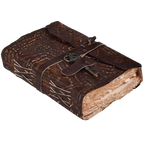 Gothic Journal- Brown Leather Village