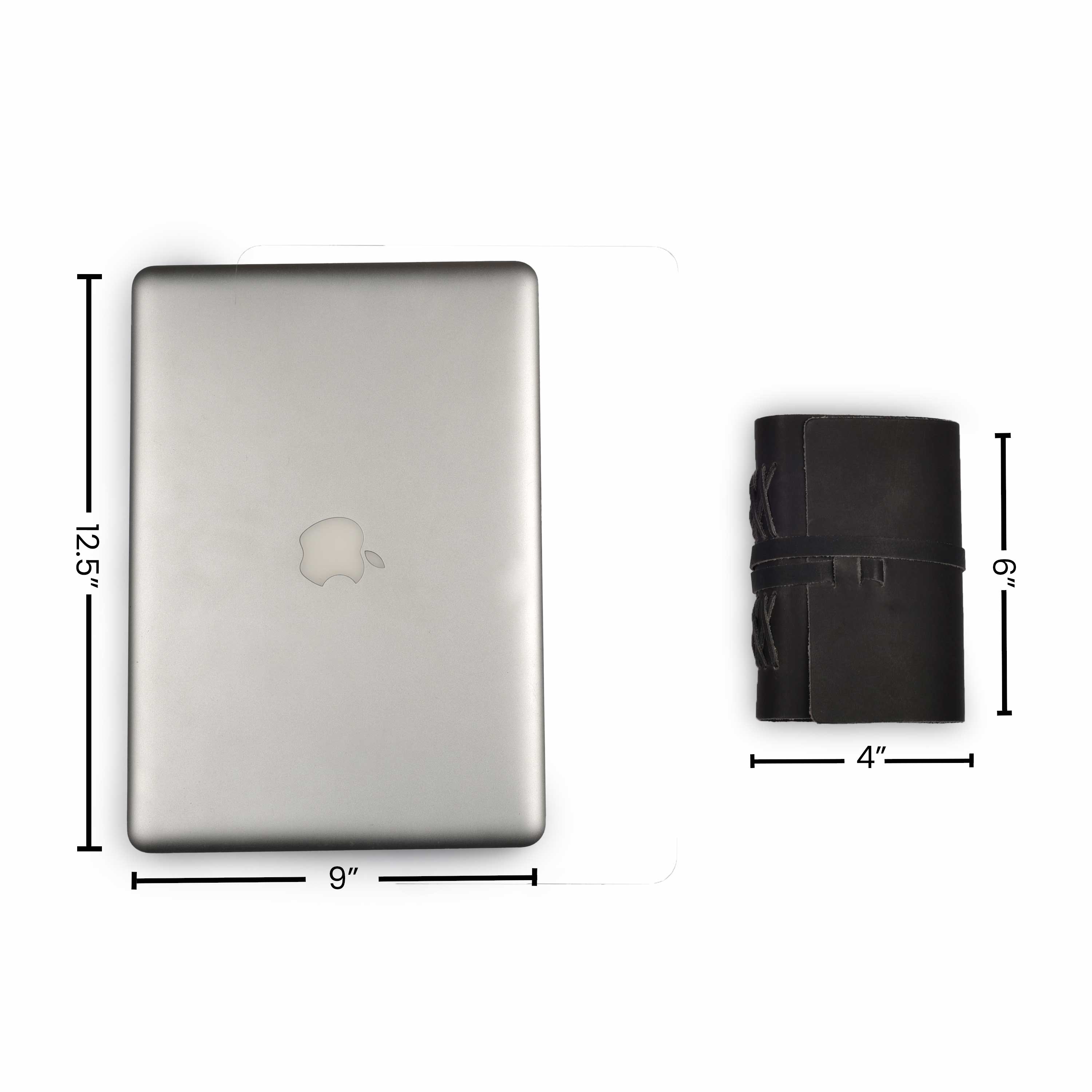 Leather Journal Writing Notebook - Lined Paper 300 Kraft Pages, Rustic Brown - Handmade Genuine Leather Bound Daily Notepad for Men &amp; Women</p>