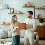 Travel Makeup Bag for Women – Large Capacity Suede Leather Cosmetic Pouch with Handle, Inner Pockets & Wide Opening – Flat Open Toiletry Organizer for Travel & Daily Use