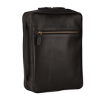 Black Leather Bible Cover with Zipper - Protective Bible Case