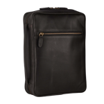 Black Leather Bible Cover with Zipper - Protective Bible Case