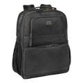 Vintage brown genuine leather travel bag handcrafted for men and women by Leather Village