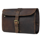 Hanging Toiletry Bag for Travel - Brown