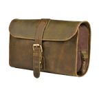 Hanging Toiletry Bag for Travel - Mud Brown