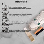 Shoe Cleaner Kit with Brush - Natural Leather Village