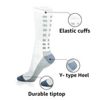 Athletic Socks - Pair of 6 - White
