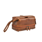 Tan Leather Dopp Kit – Travel Toiletry Bag