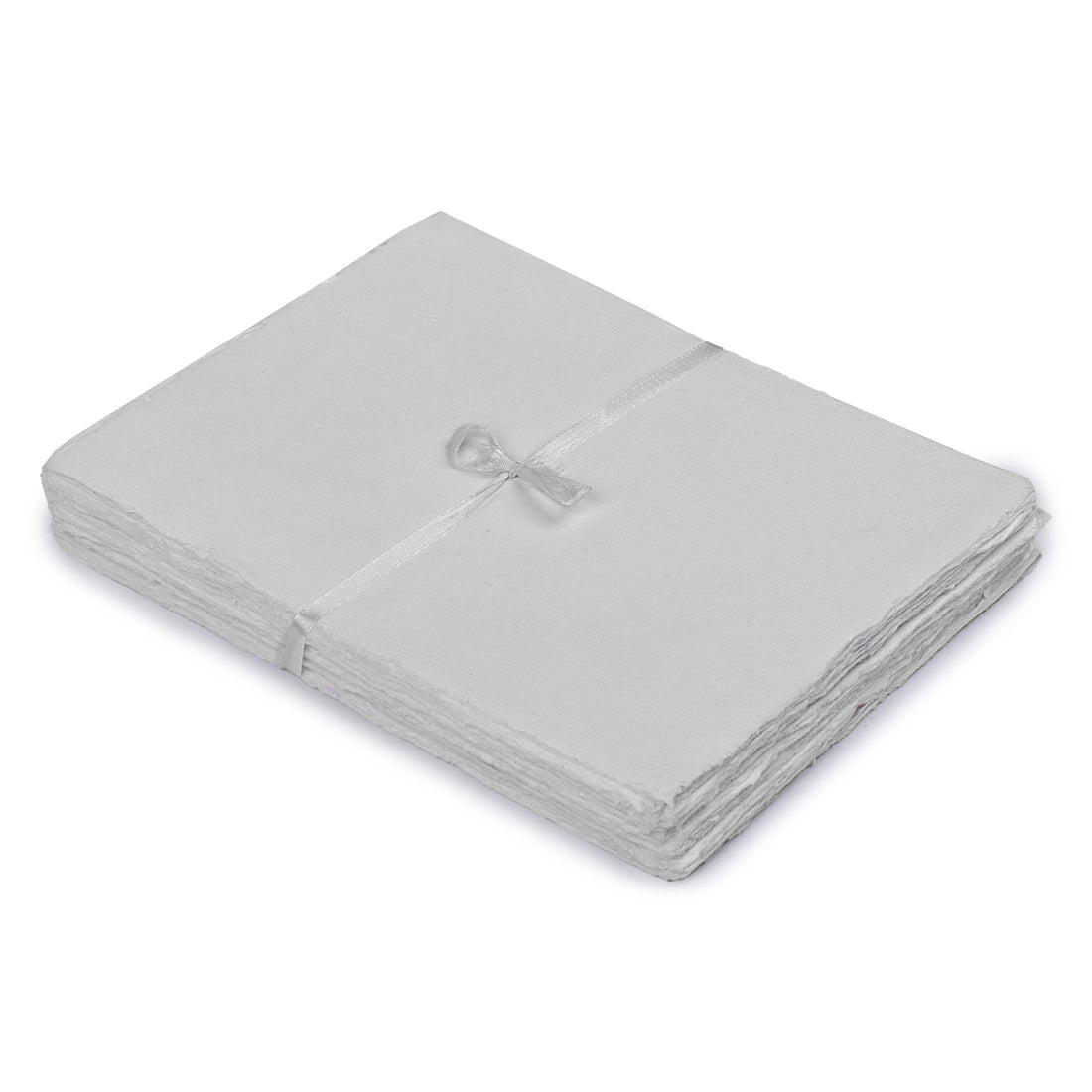 WATERCOLOR PAPER - 150 GSM THICK DECKLE EDGE PAPER - 50 SHEETS COTTON HANDMADE PAPER