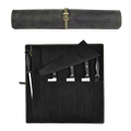 Leather Village professional leather chef knife roll pouch