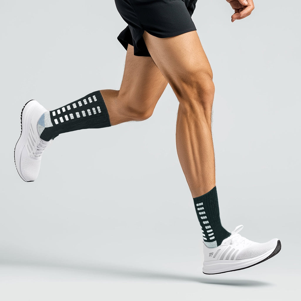 Athletic Socks - Pair of 6 - Black