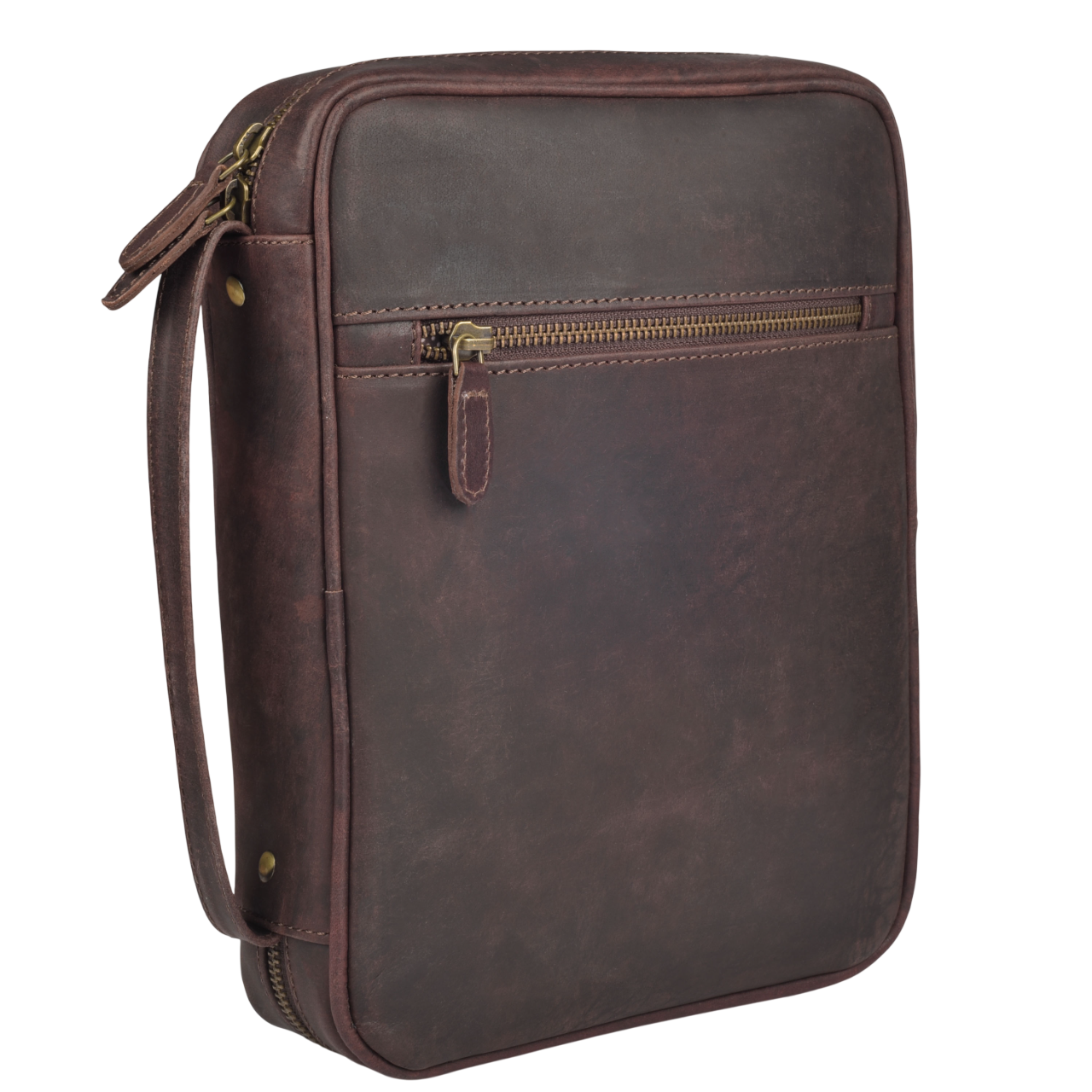 Handmade Leather Bible Cover - Cherry Leather Village