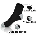 Ankle Length Anti-Slip Casual Socks for Men & Women- Stylish Comfort Fit Moisture Control- Perfect for Everyday Wear Pack of 6