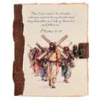 Mathew 16:24 Leather Journal
