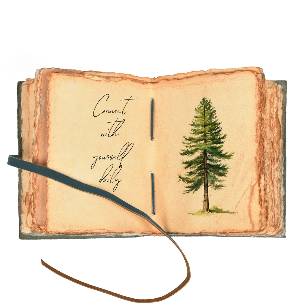 Leather Village luxury bible study diary notebook