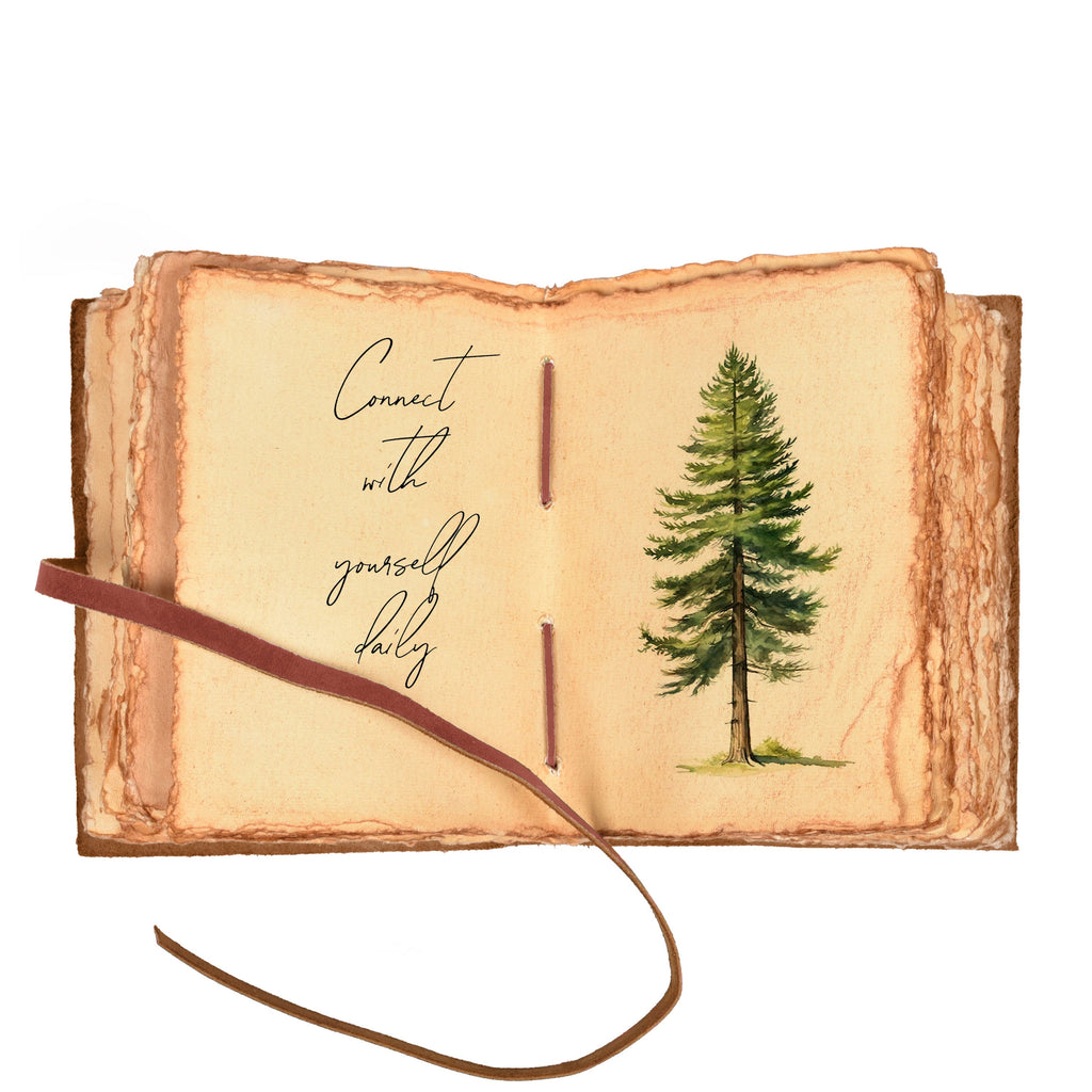 Leather Village embossed leather bible prayer journal