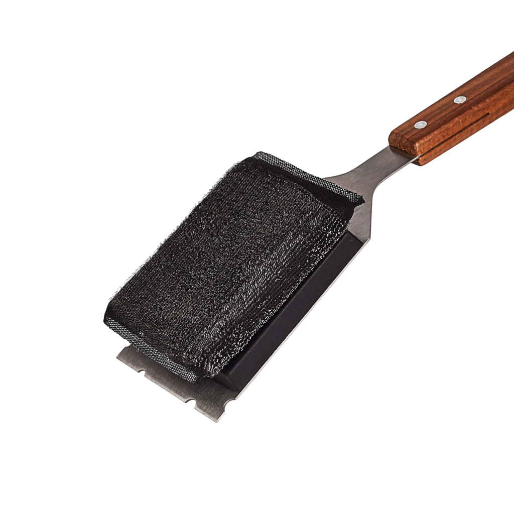Grill Scrubber for Barbecue with Replaceable Scrubber Head Dhampooh