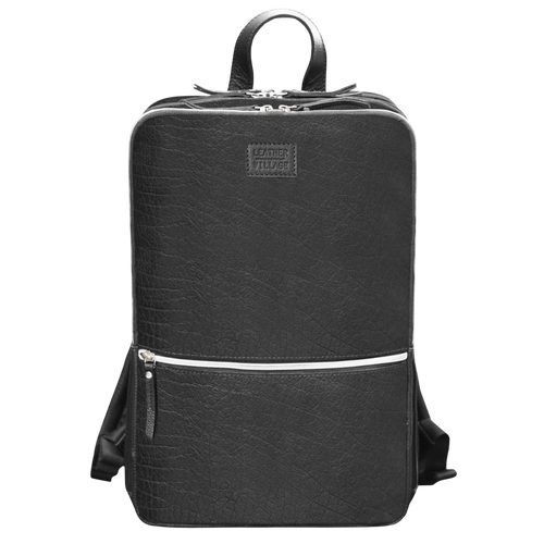 Leather Village genuine leather office laptop backpack bag