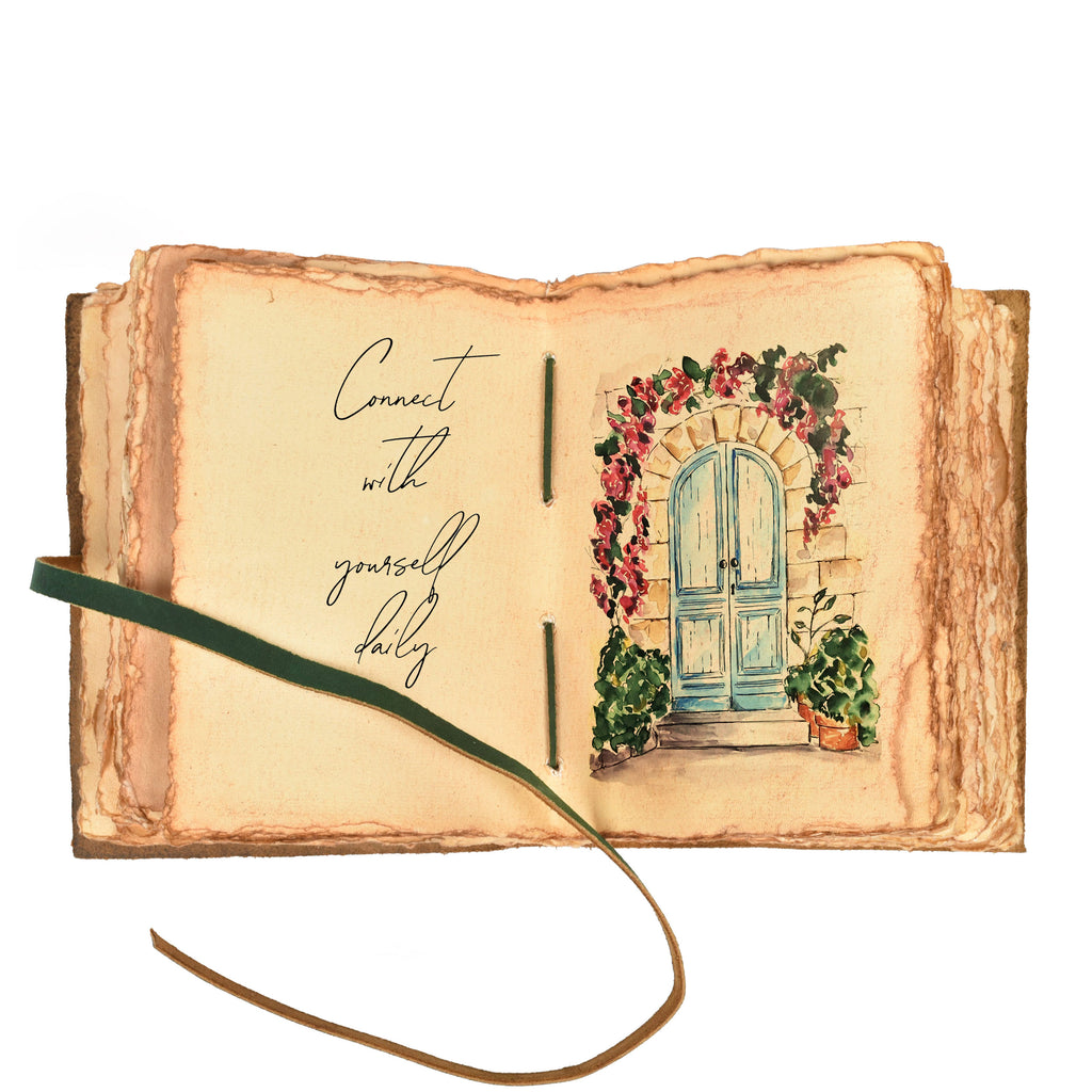 Christian Leather Journal- Green