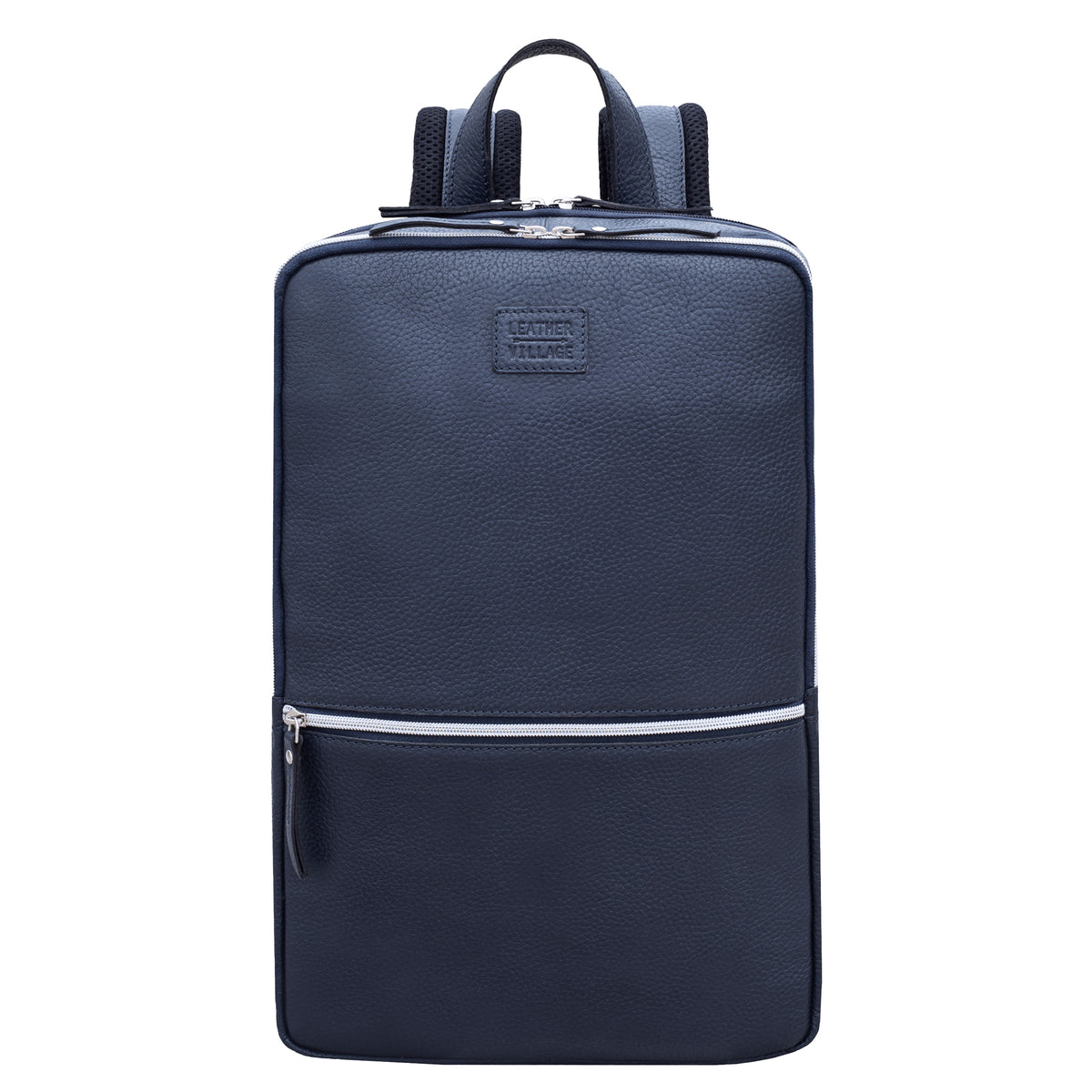 LEATHER VILLAGE Leather Backpack for Men & Women– 16.1" Handmade Vintage Daypack Laptop Bag for Work, Travel, Office & School