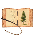 Bible Journal- Distressed Brown Leather Village