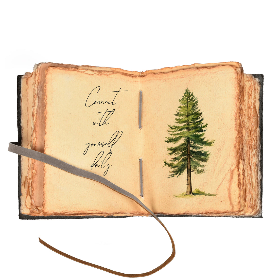 Prayer Journal Psalm 46:10 Embossed Journal Leather Bound Bible Study Journal - 200 Pages Handmade Cotton Deckle Edge Paper for Drawing, Writing & Sketching