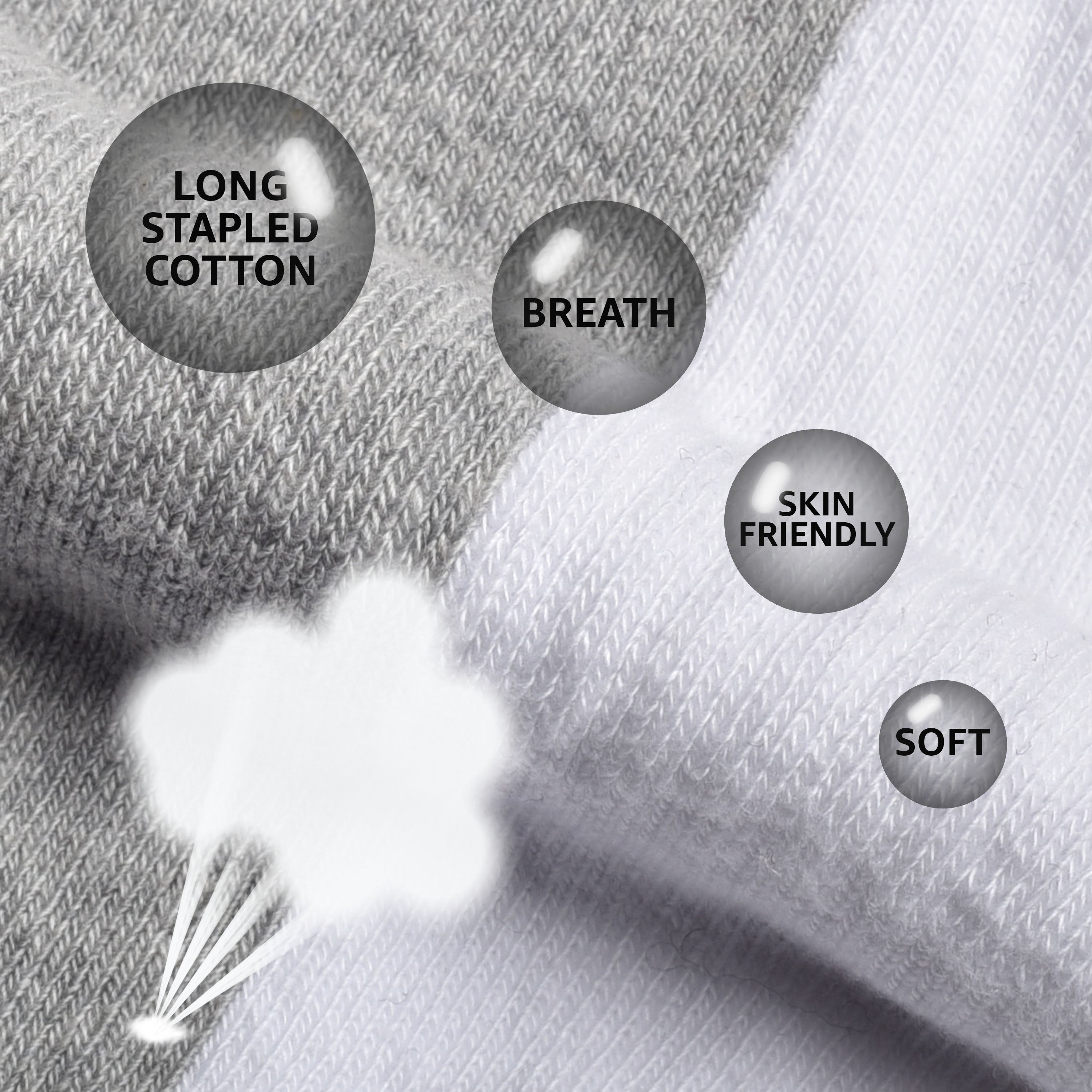 Grip Socks - Non-Slip Cushioned Comfort, Arch Support, Moisture-Wicking Running Socks for Men & Women Pack of 3