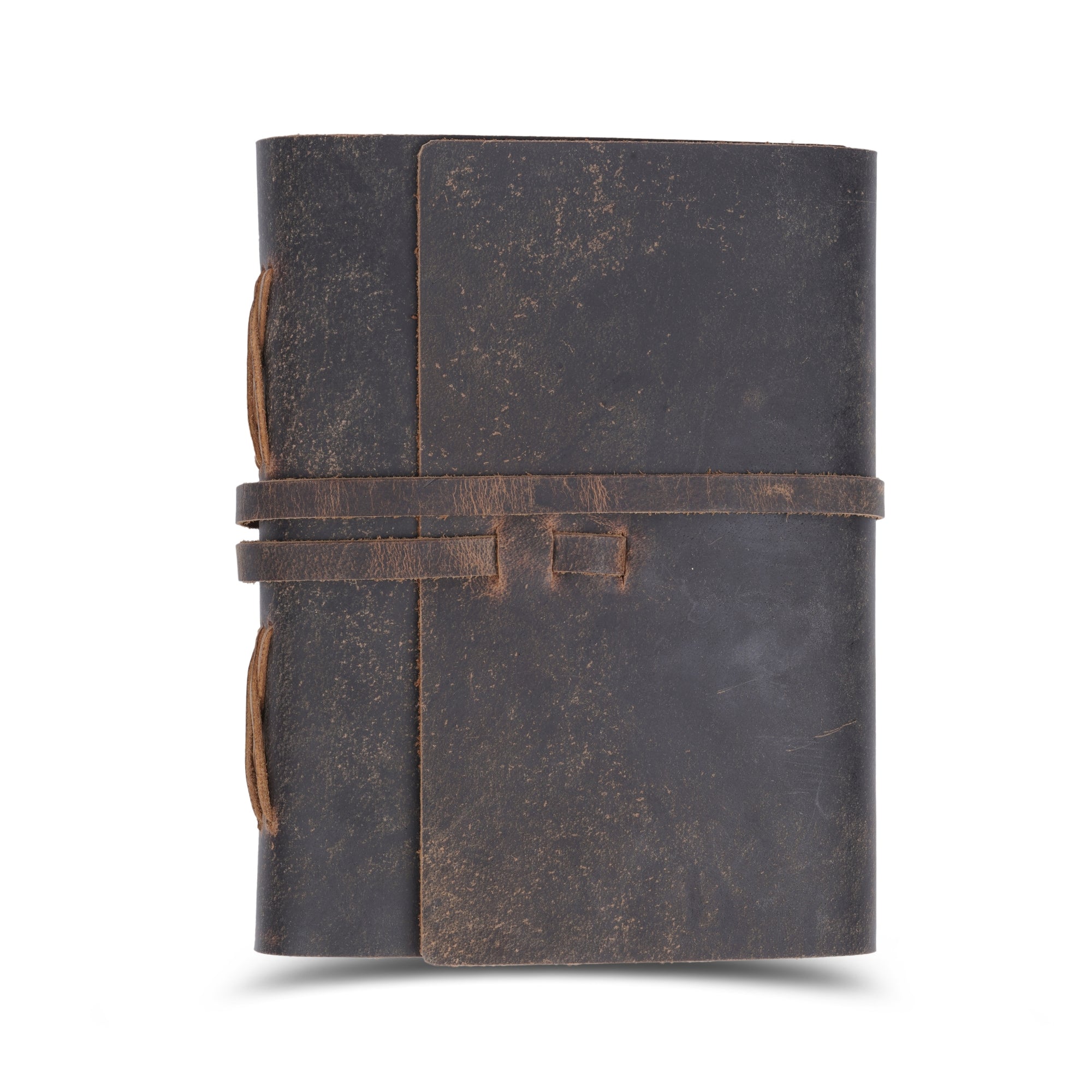 Vintage Leather Journal - Lined Paper Notebook