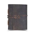 Vintage Leather Journal - Lined Paper Notebook