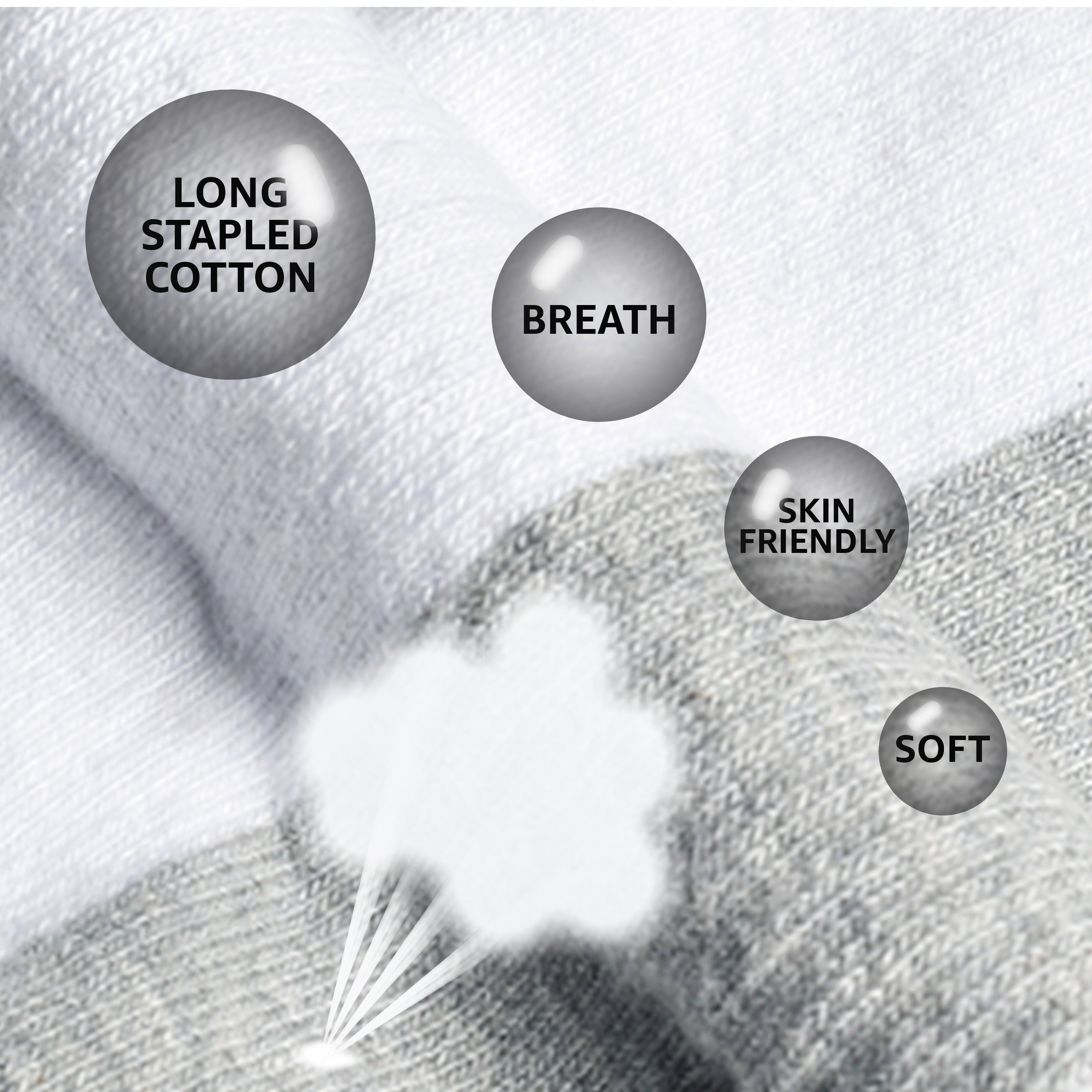 Grip Socks - Non-Slip Cushioned Comfort, Arch Support, Moisture-Wicking Running Socks for Men & Women Pack of 3